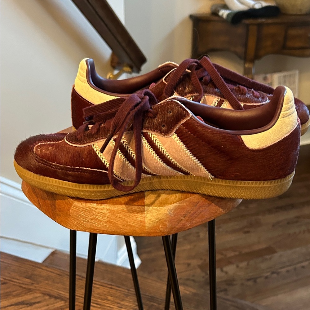 Adidas Samba Sneakers Bergandy Samba OG Sneakers size 8 1/2 - Picture 12 of 13